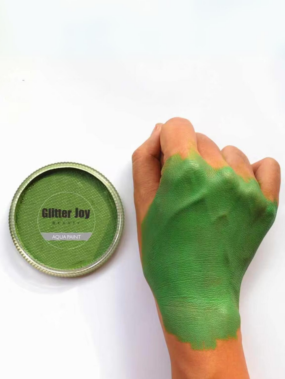 Premium Green High Pigment Paint for Face & Body Art Mia Belle Girls