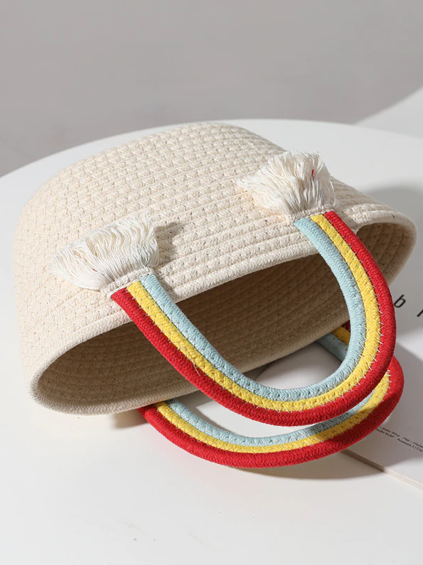 Over The Rainbow Tassel Beach Bag Mia Belle Girls