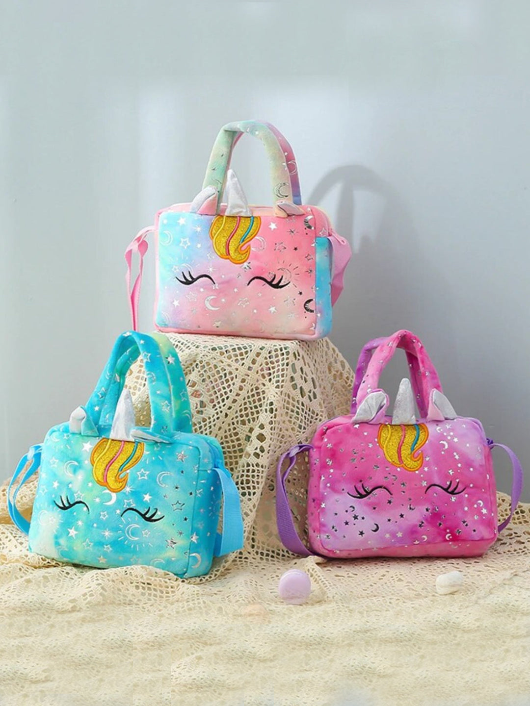 Out For Strolls Multicolor Unicorn Bag Mia Belle Girls