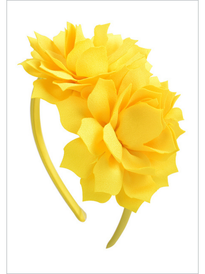 Sunny Day Vibes Floral Headband Mia Belle Girls