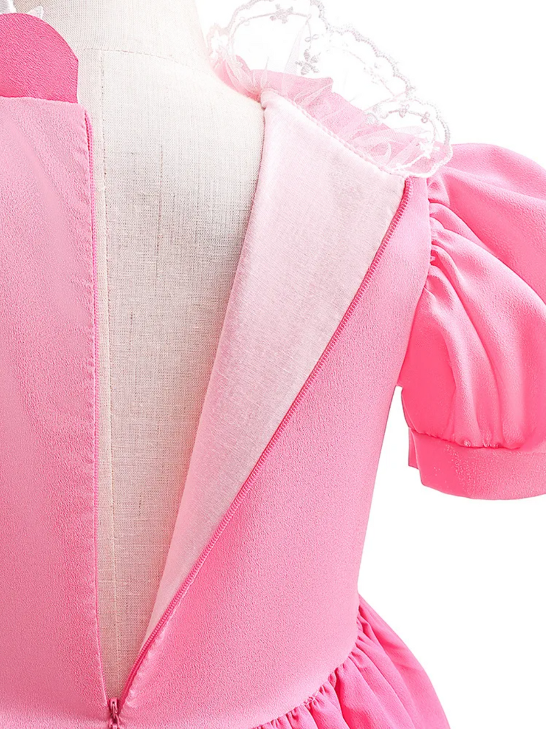 princess peach girl dress Mushroom Kingdom Princess Peach Dress Up Costume