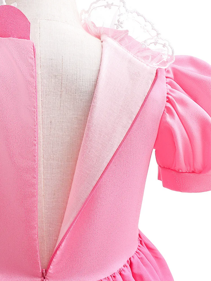 Girls Enchanting Peach Inspired Costume Gown Mia Belle Girls