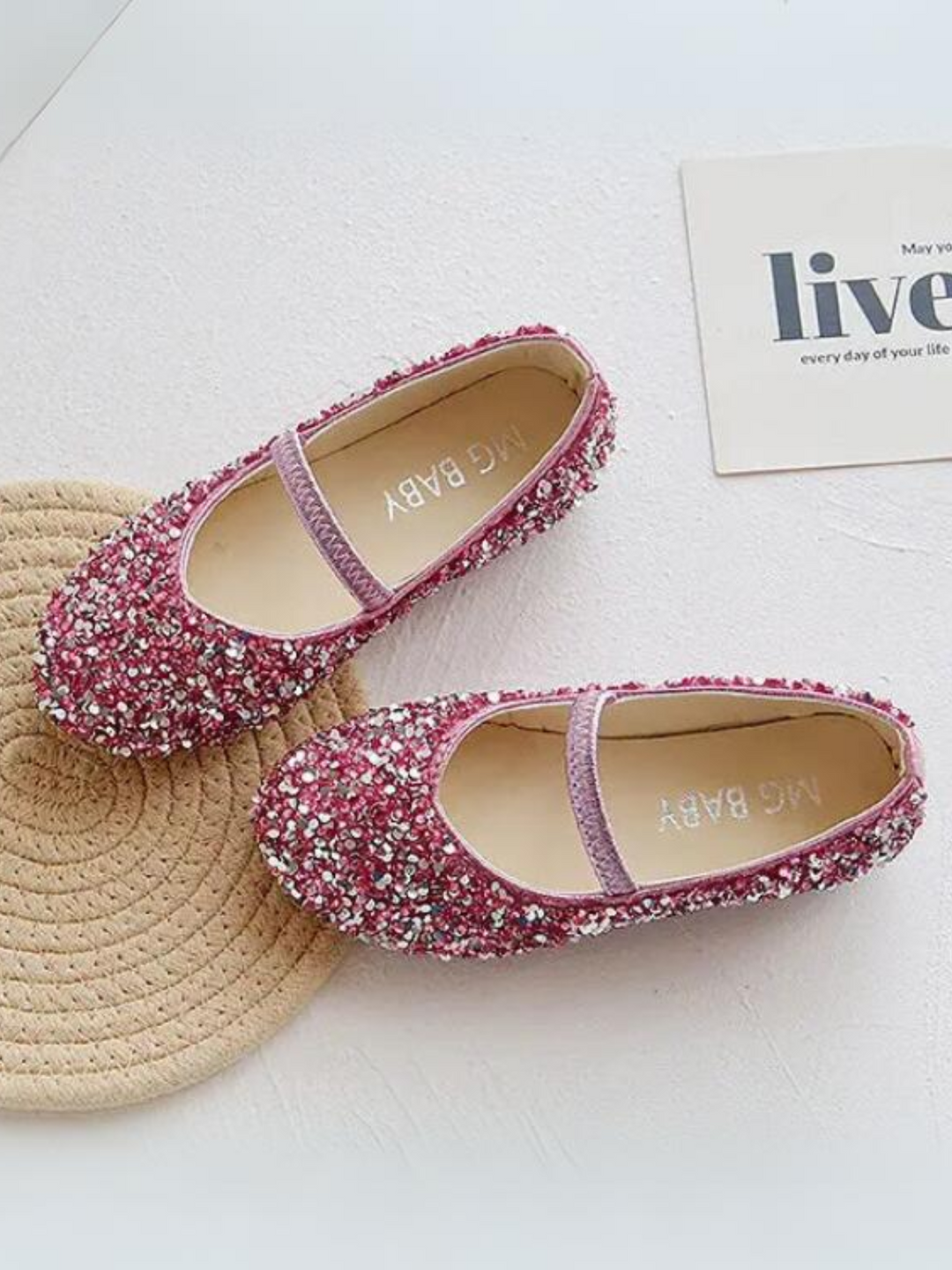 She Shines Brightly Sequin Mary Jane Shoes Mia Belle Girls