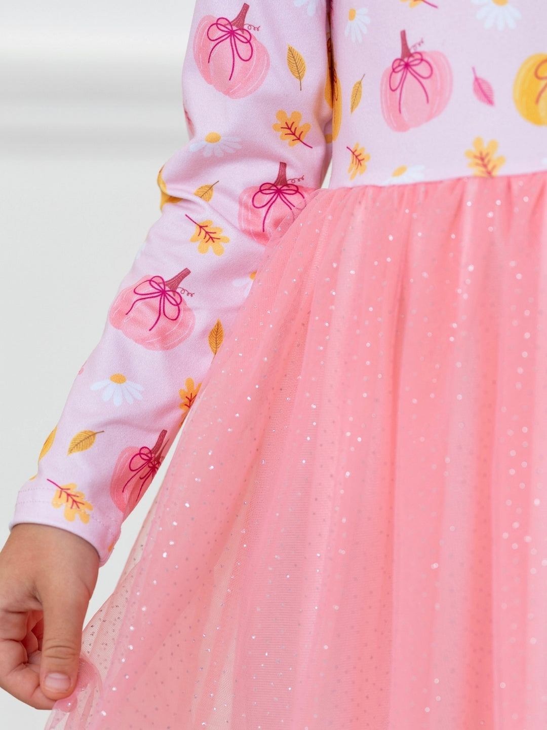 Pumpkin Patch Glitter Tutu Dress