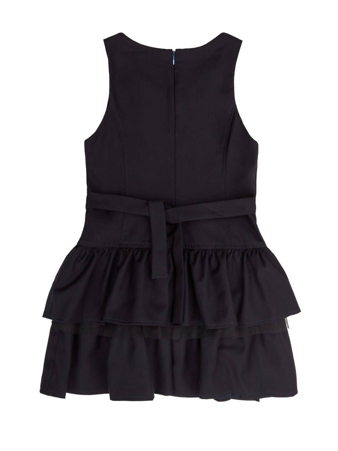 Navy Tiered Girls Uniform Dress by Kids Couture Mia Belle Girls