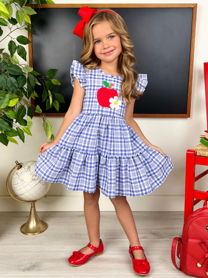 Apple of My Class Gingham Dress
