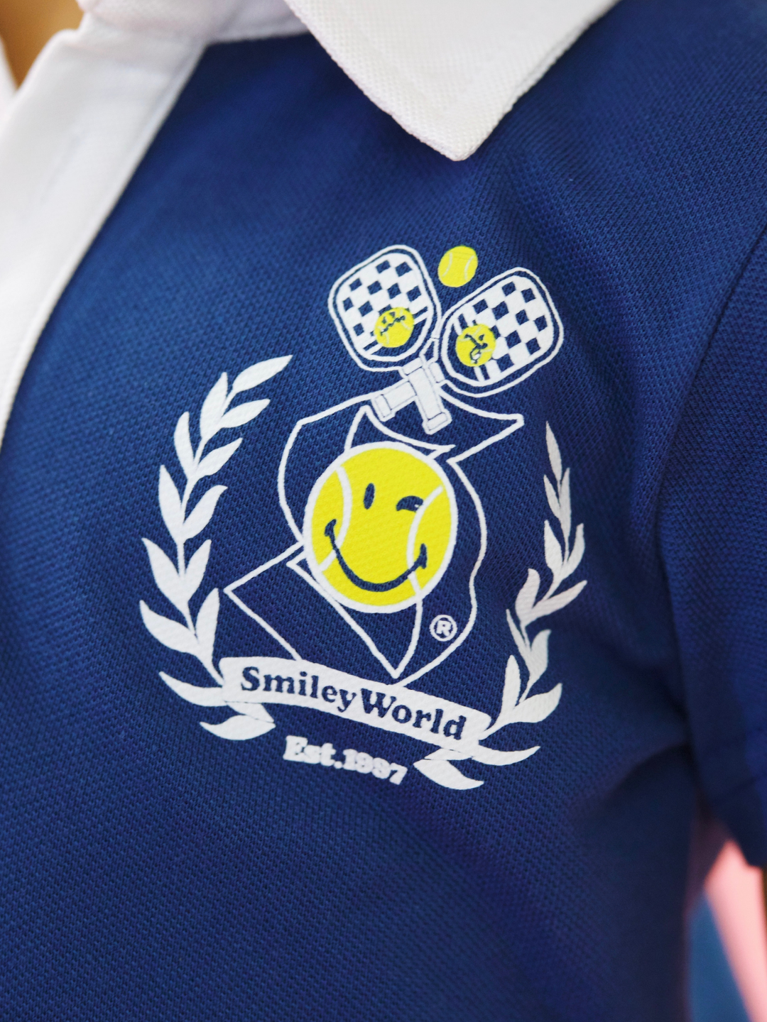 SmileyWorld Navy Prep Pleated Tennis Dress