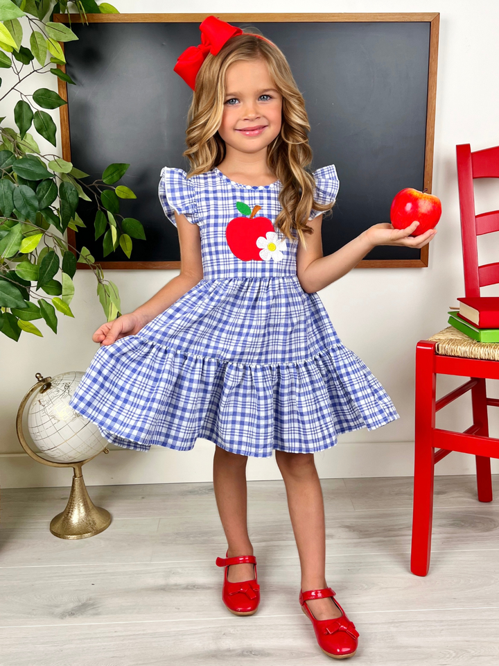 Apple of My Class Gingham Dress