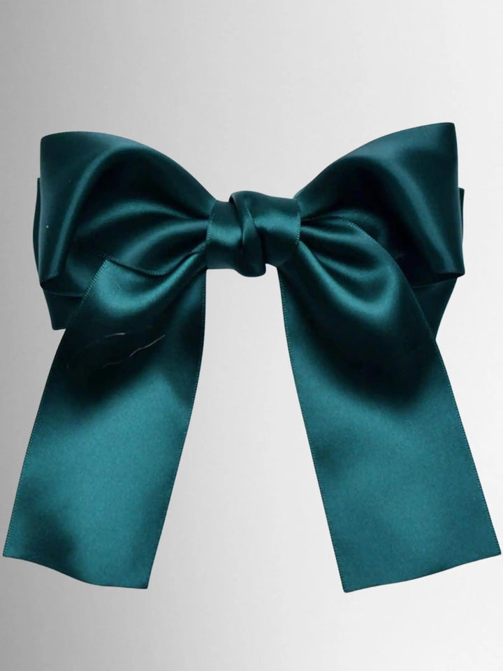 Girls Satin Large Bow Hair Clip