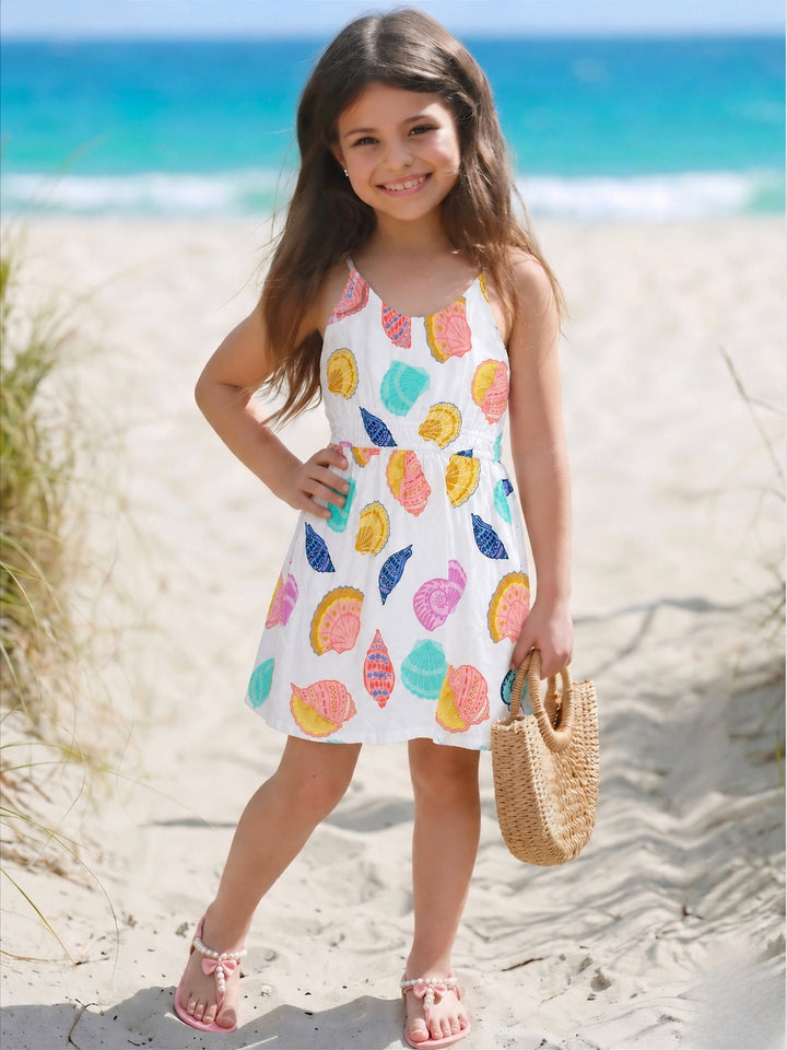 Sunshine Shells Colorful Cotton Sundress