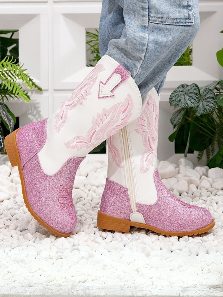 Sparkle Mid-Calf Cowgirl Boots