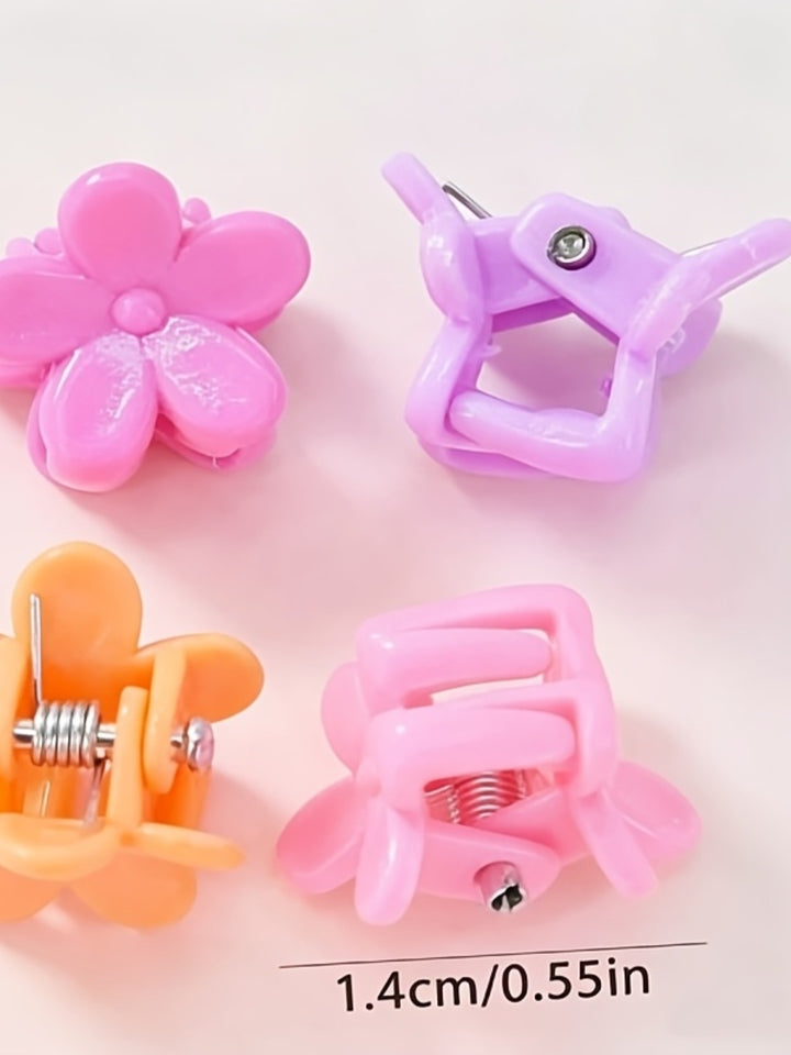 Girls Flower Hair Clips Set