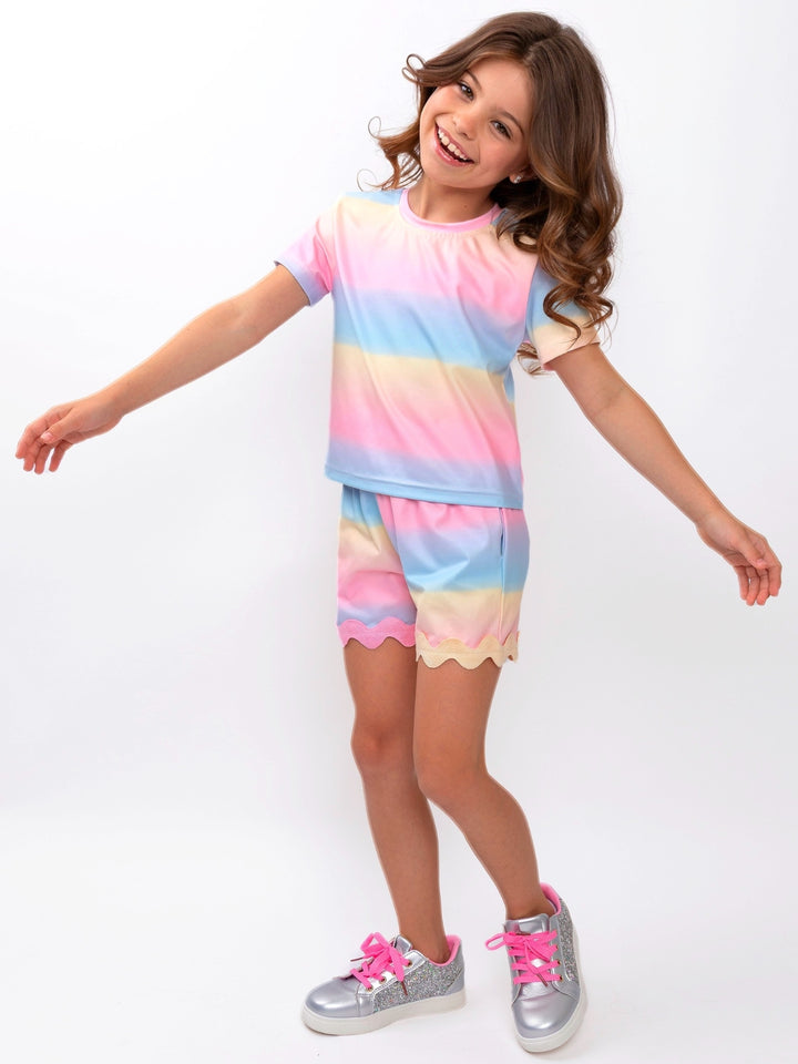 Pastel Dreams Active Top and Short Set