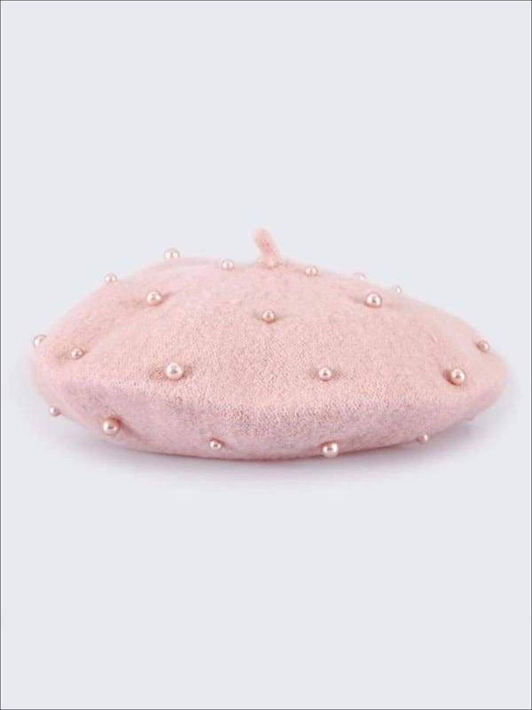 Girls Preppy Pearl Beret Mia Belle Girls