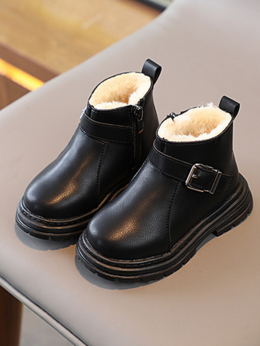 fur lined dress boots TucciPolo Burnished Tan Split Toe Handmade Italian Leather Luxury Winter Boots 13.5 / Wide (E-2E) Oxford dress motorcycle boots that exceed expectations with full Pamper Her Toes Fur-Lined Buckle