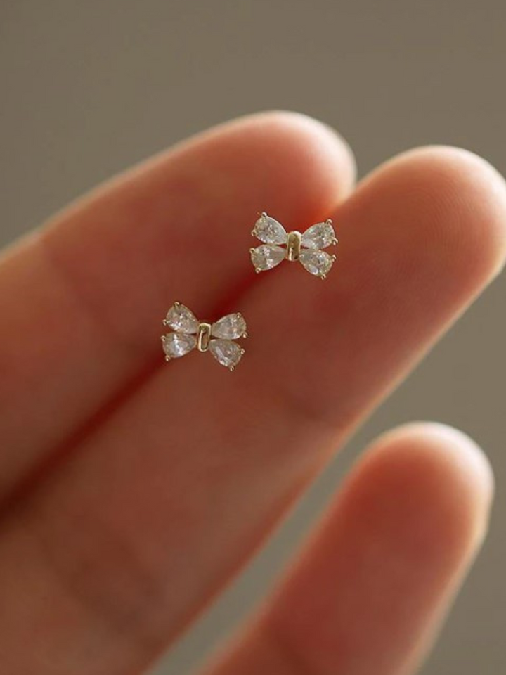 Mia Belle Girls Bows Stud Earrings | Girls Accessories