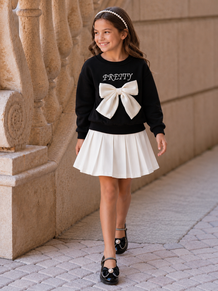 Pretty Statement Bow Sweatshirt