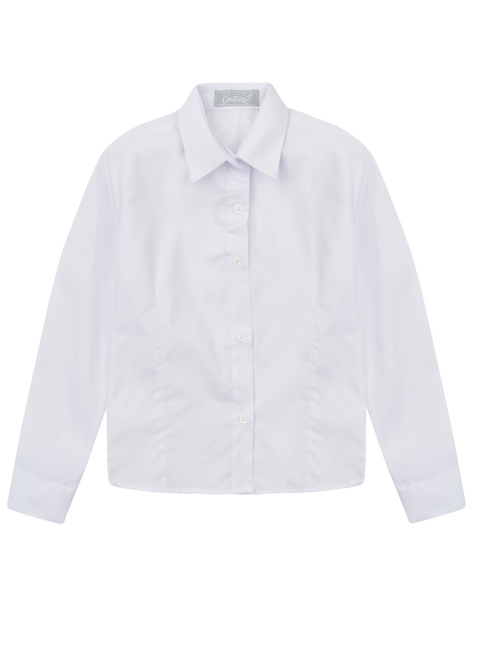 White Collared Dress Shirt by Kids Couture Mia Belle Girls