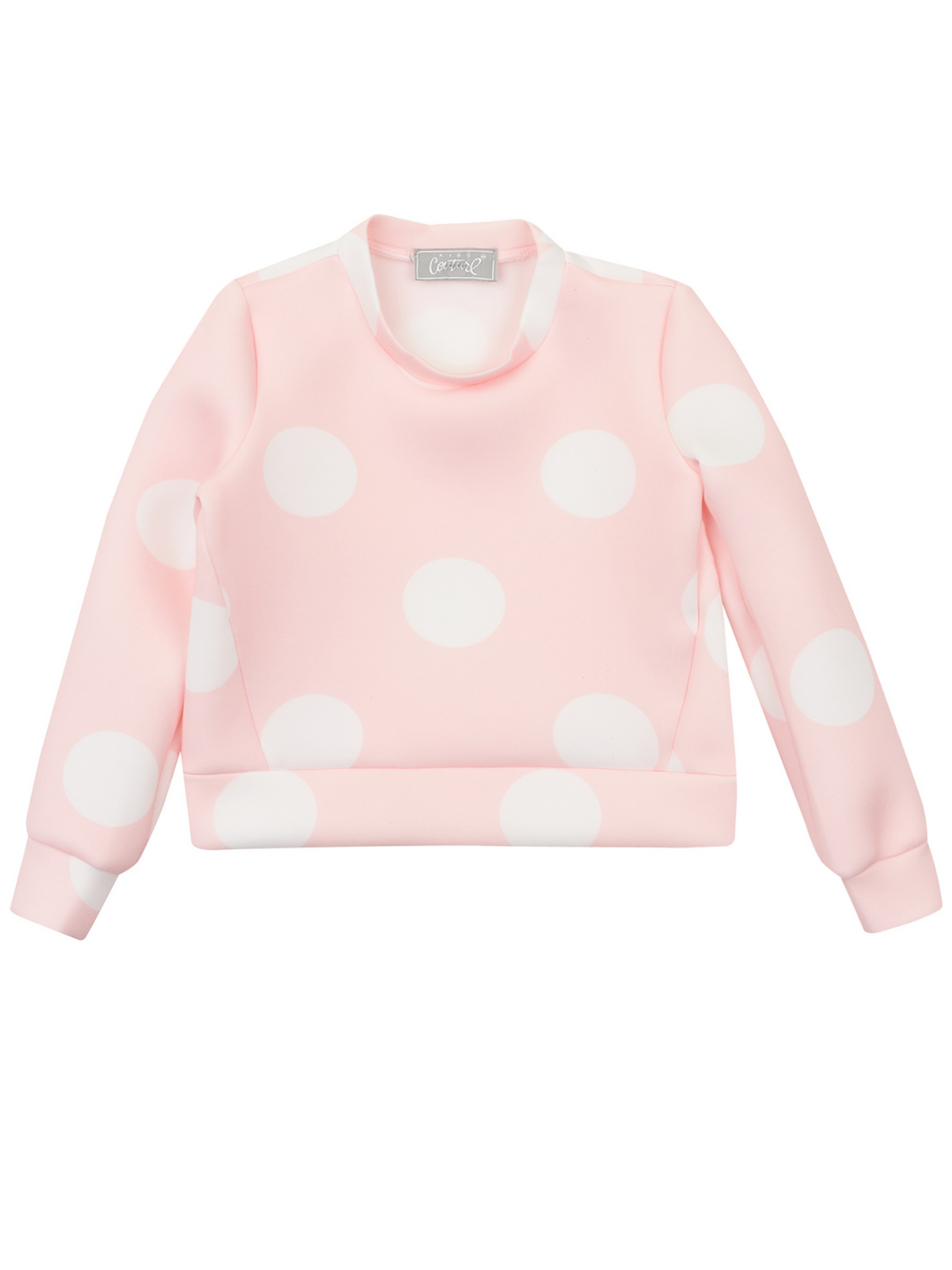 Pink Polka Dot Delight Sweatshirt by Kids Couture Mia Belle Girls