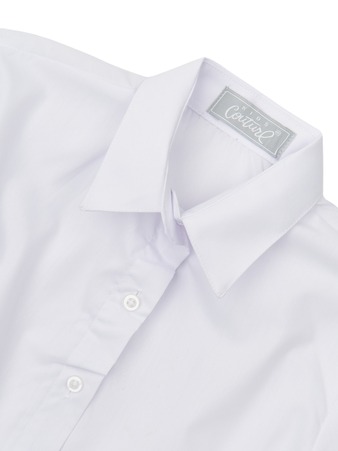 White Collared Dress Shirt by Kids Couture Mia Belle Girls