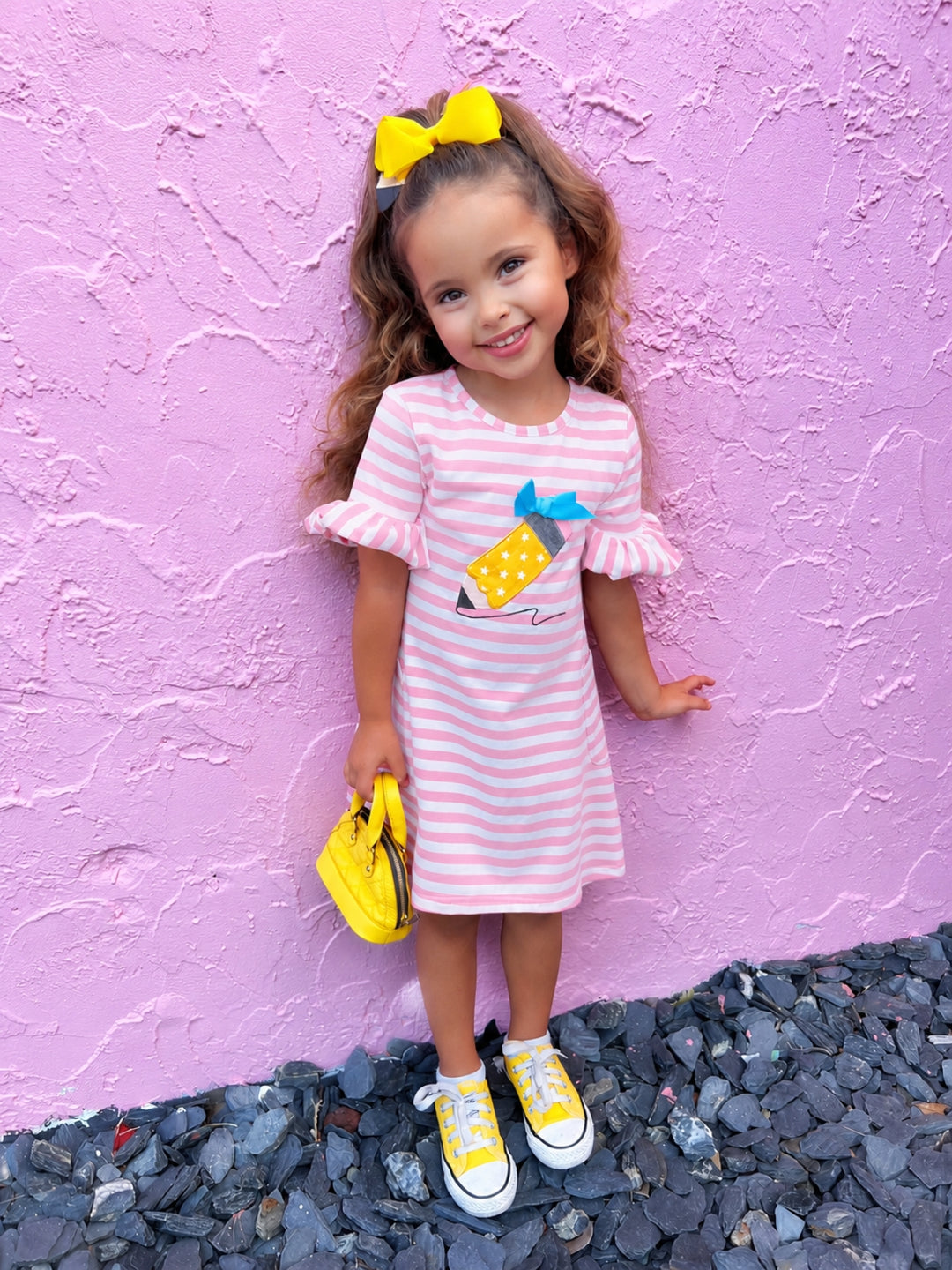 Pencil Me In Striped Pocket Dress