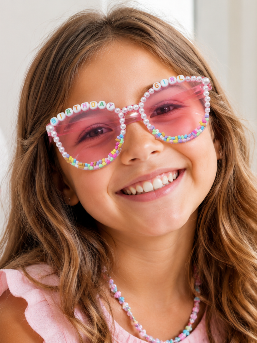 Birthday Girl Candy Bead Sunglasses Mia Belle Girls