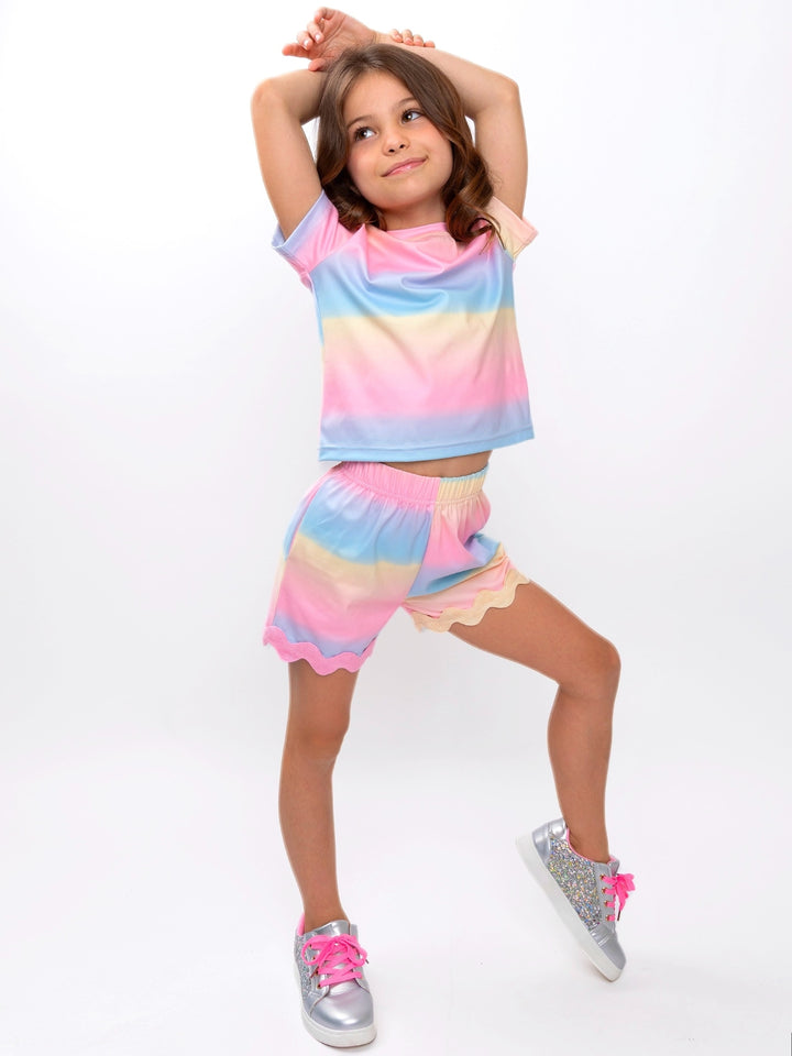 Pastel Dreams Active Top and Short Set