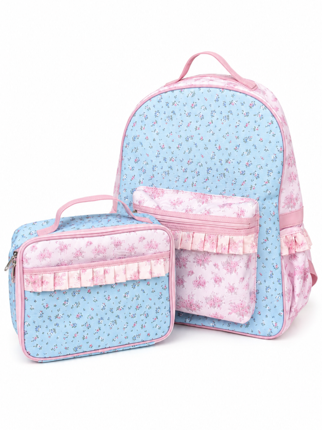 Sweet Scholar Quilted Ruffle Backpack