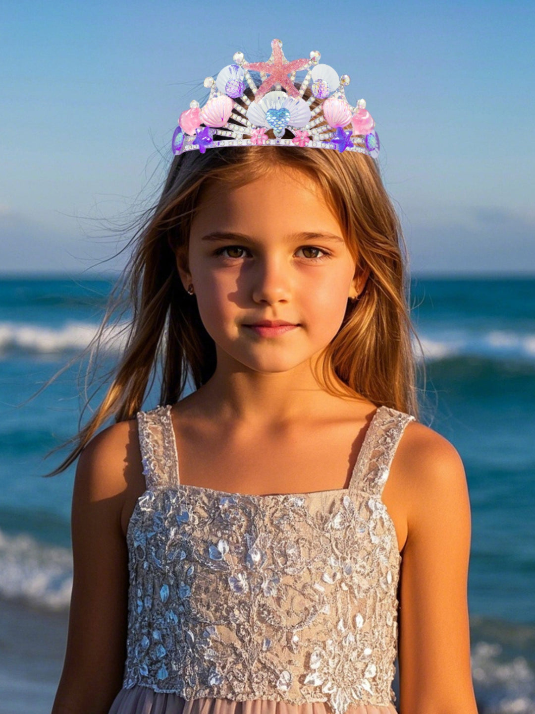 Enchanted Mermaid Seashell Princess Tiara