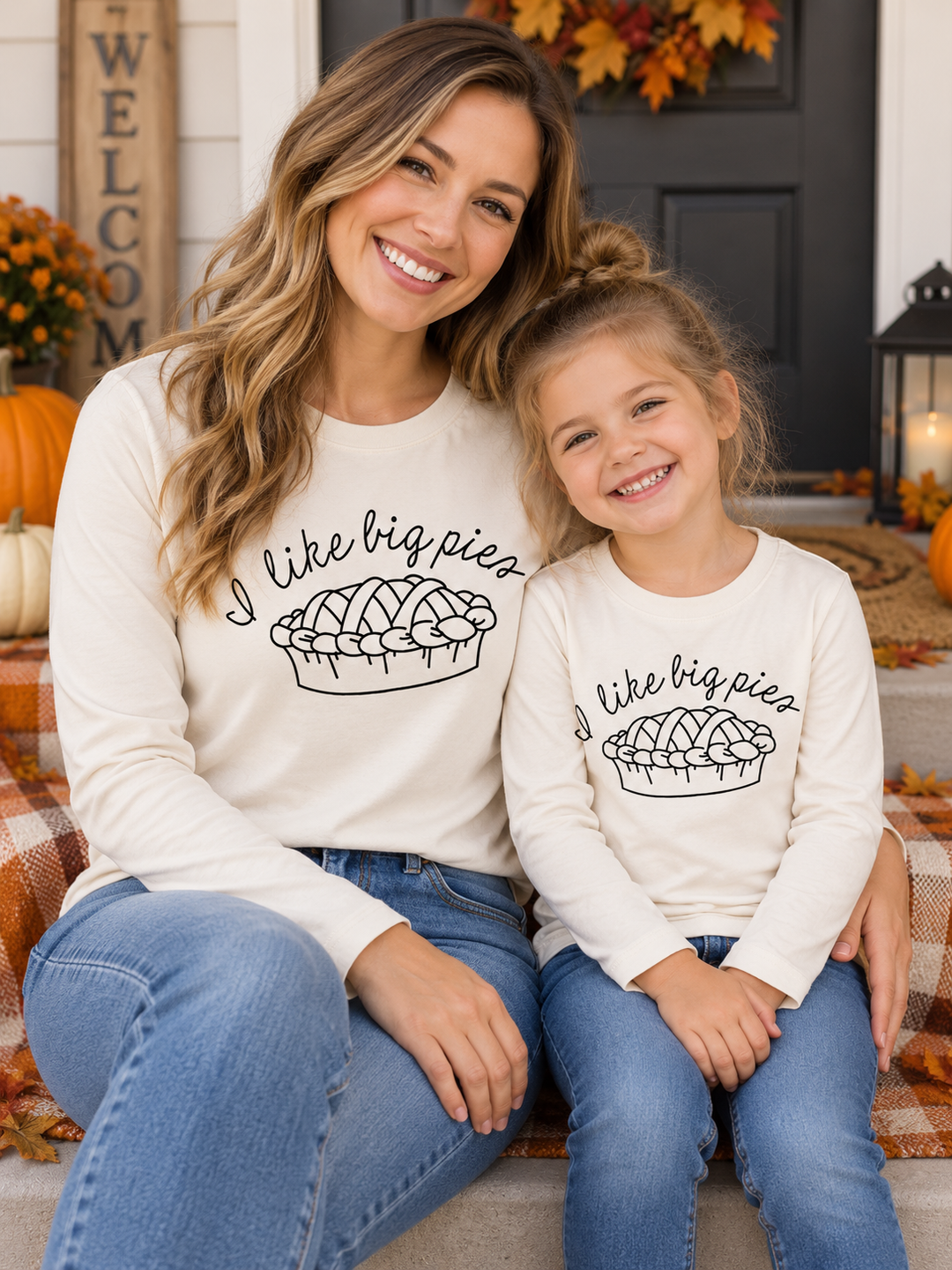 Mommy and Me I Like Big Pies Top
