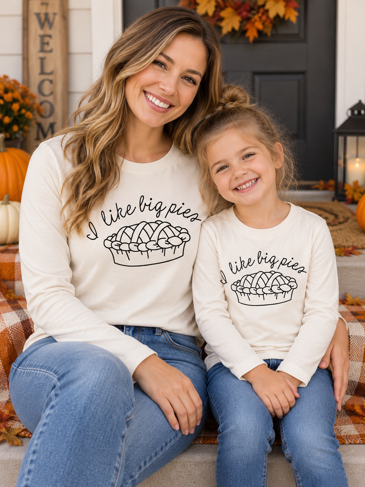 Mommy and Me I Like Big Pies Top
