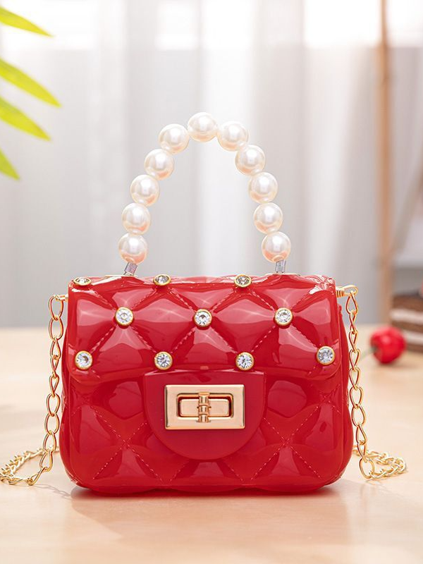 Little Girls Accessories | Jelly Rhinestone Crossbody Mini Purse