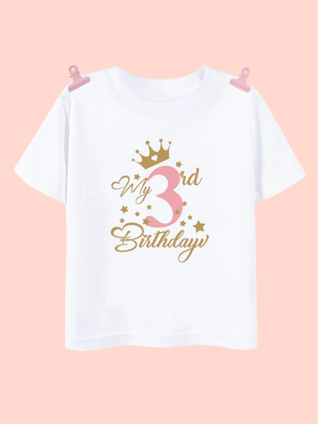 Birthday Royal Celebration Tee – Perfect for Little Ones! Mia Belle Girls