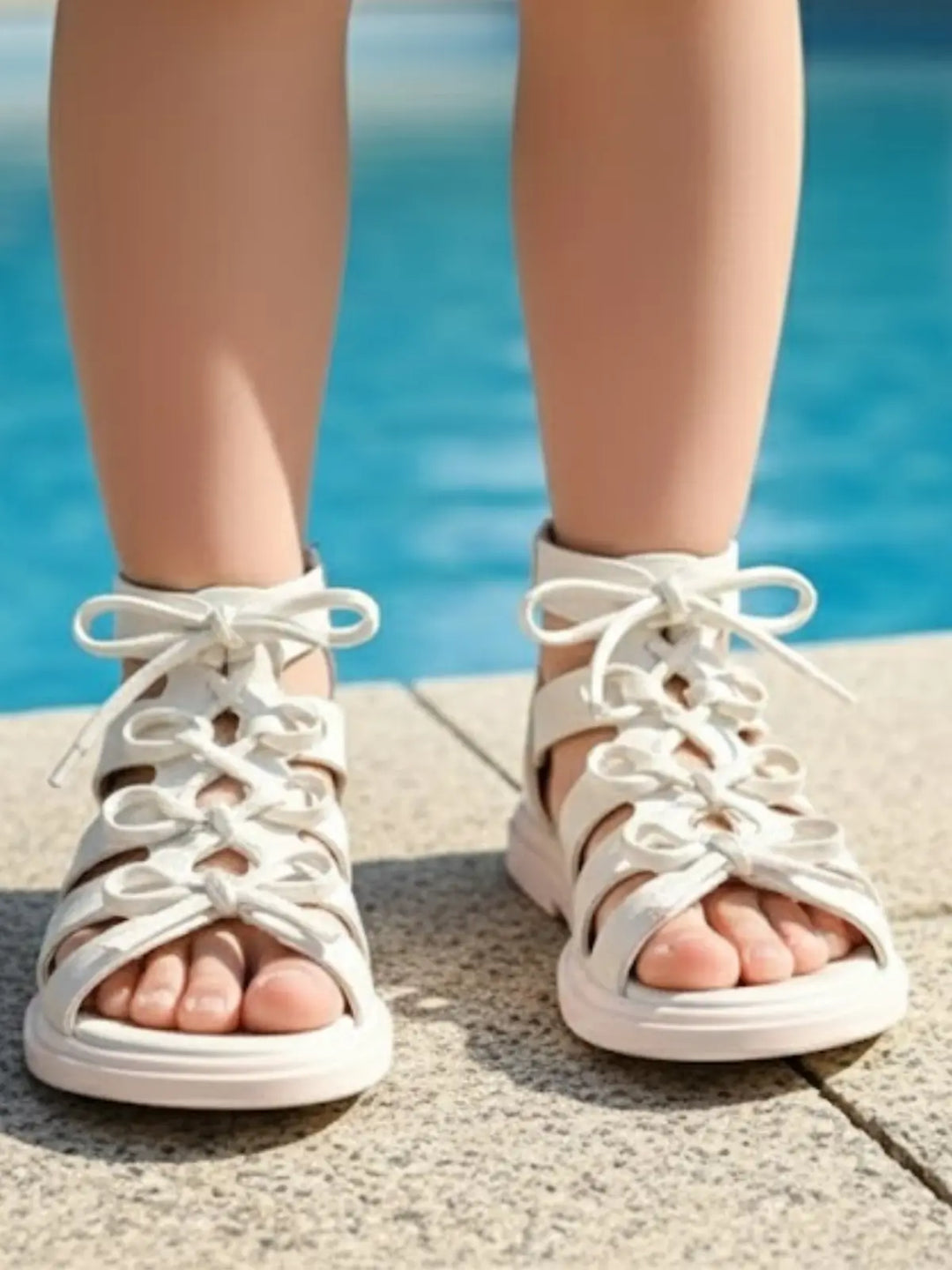 Walk Your Way Gladiator Sandals By Liv and Mia Mia Belle Girls