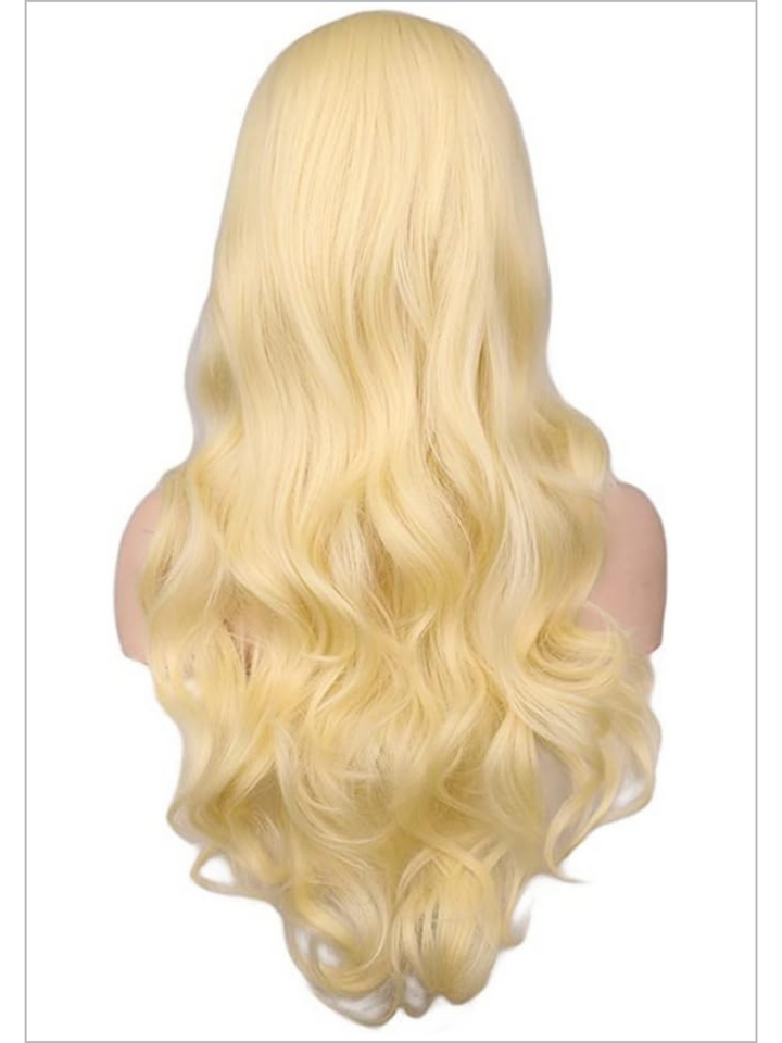 Mia Belle Girls Long Blonde Cosplay Wig | Halloween Accessories
