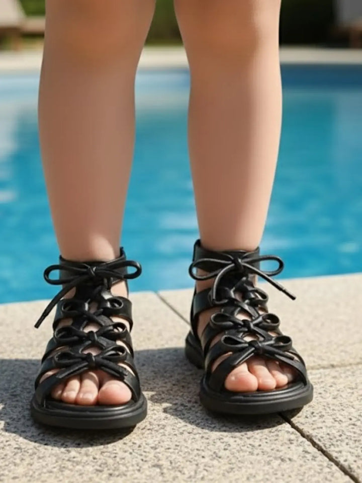 Walk Your Way Gladiator Sandals By Liv and Mia Mia Belle Girls