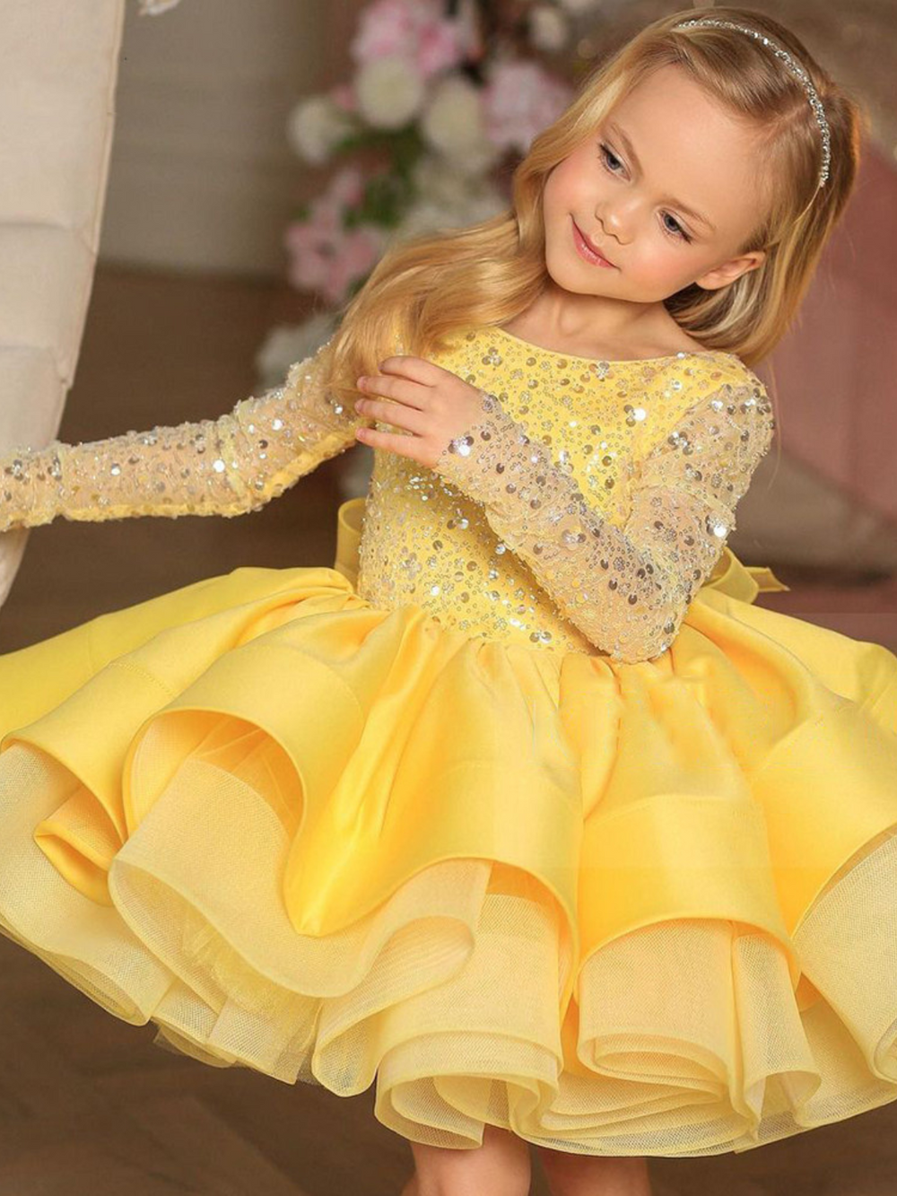 My Fabulous Life Backless Tulle Special Occasion Dress Mia Belle Girls