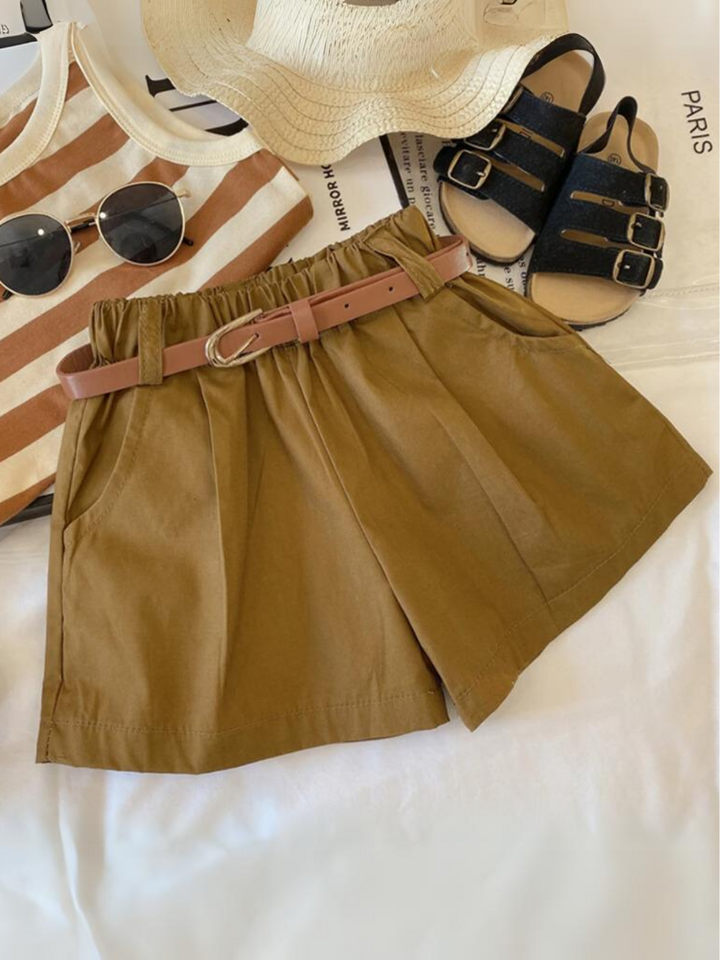 Mia Belle Girls Stripes Short Set | Girls Spring Outfits