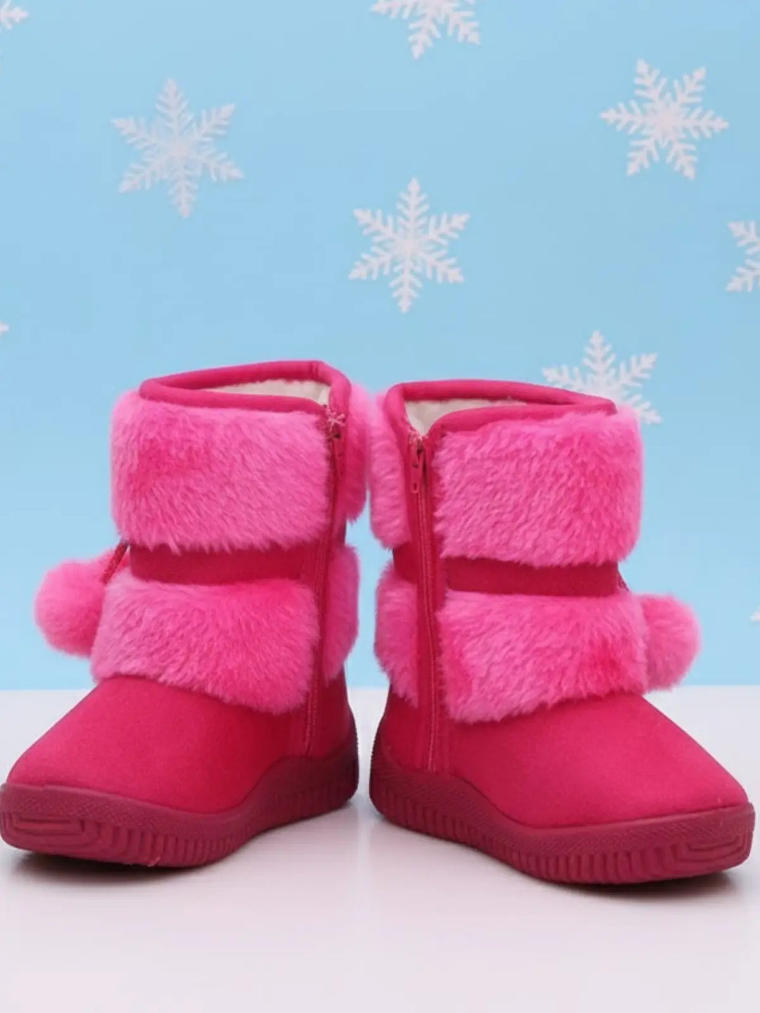 Cozy & Warm Faux Fur Snow Boots Mia Belle Girls