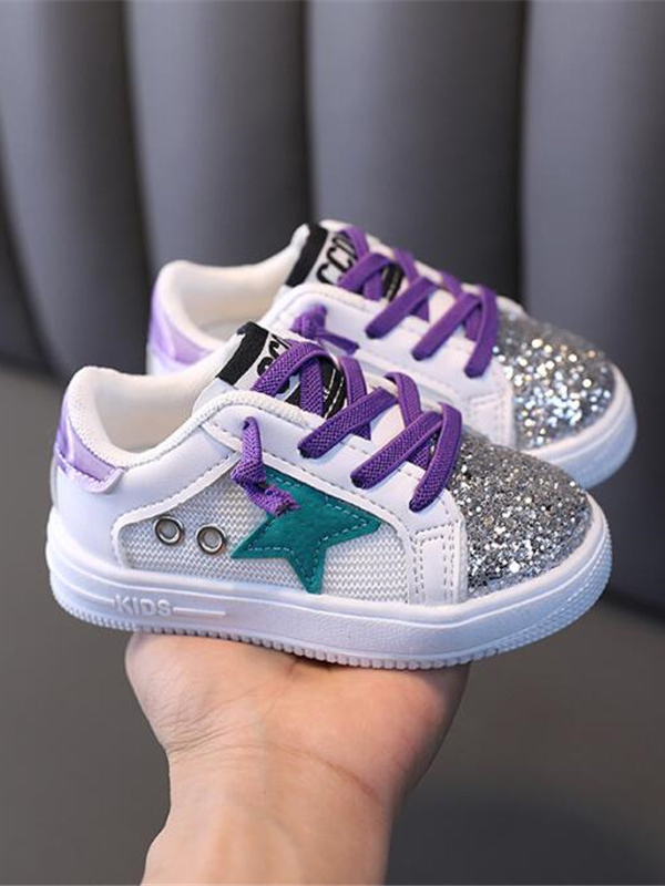 Rock Star Glam Glitter Sneakers by Liv and Mia Mia Belle Girls