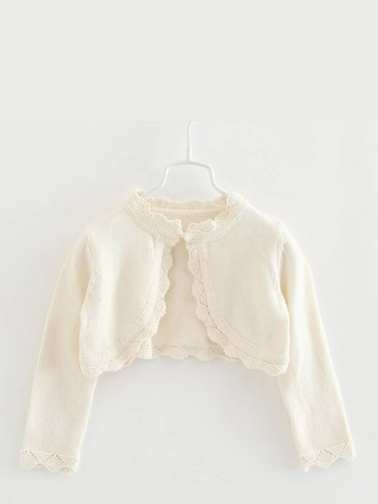 Kids Sweaters & Cardigans | Girls Cable Knit Bolero | Mia Belle Girls