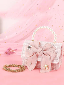 Teatime With Mommy Tweed Handbag