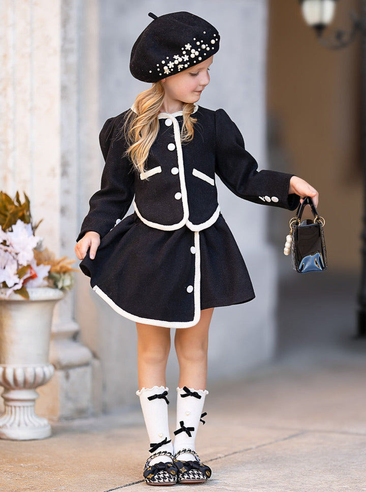 Preppy Makeover Jacket and Skirt Set Mia Belle Girls