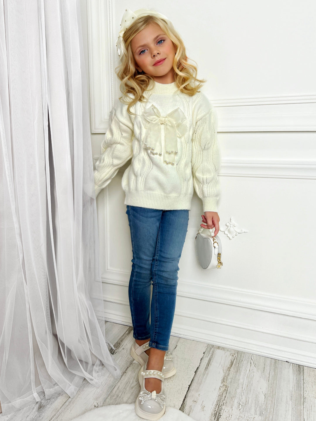 Mia Belle Girls Knit Pullover Sweater | Girls Winter Tops