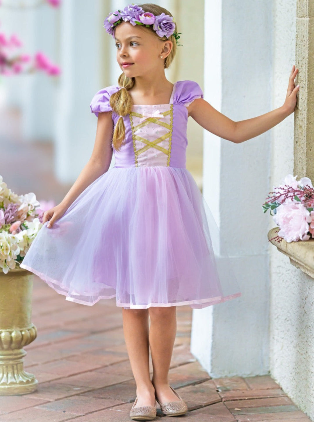 princess mia dress Tangled In Tulle Princess Inspired Costume Dress Light Purple / 5Y