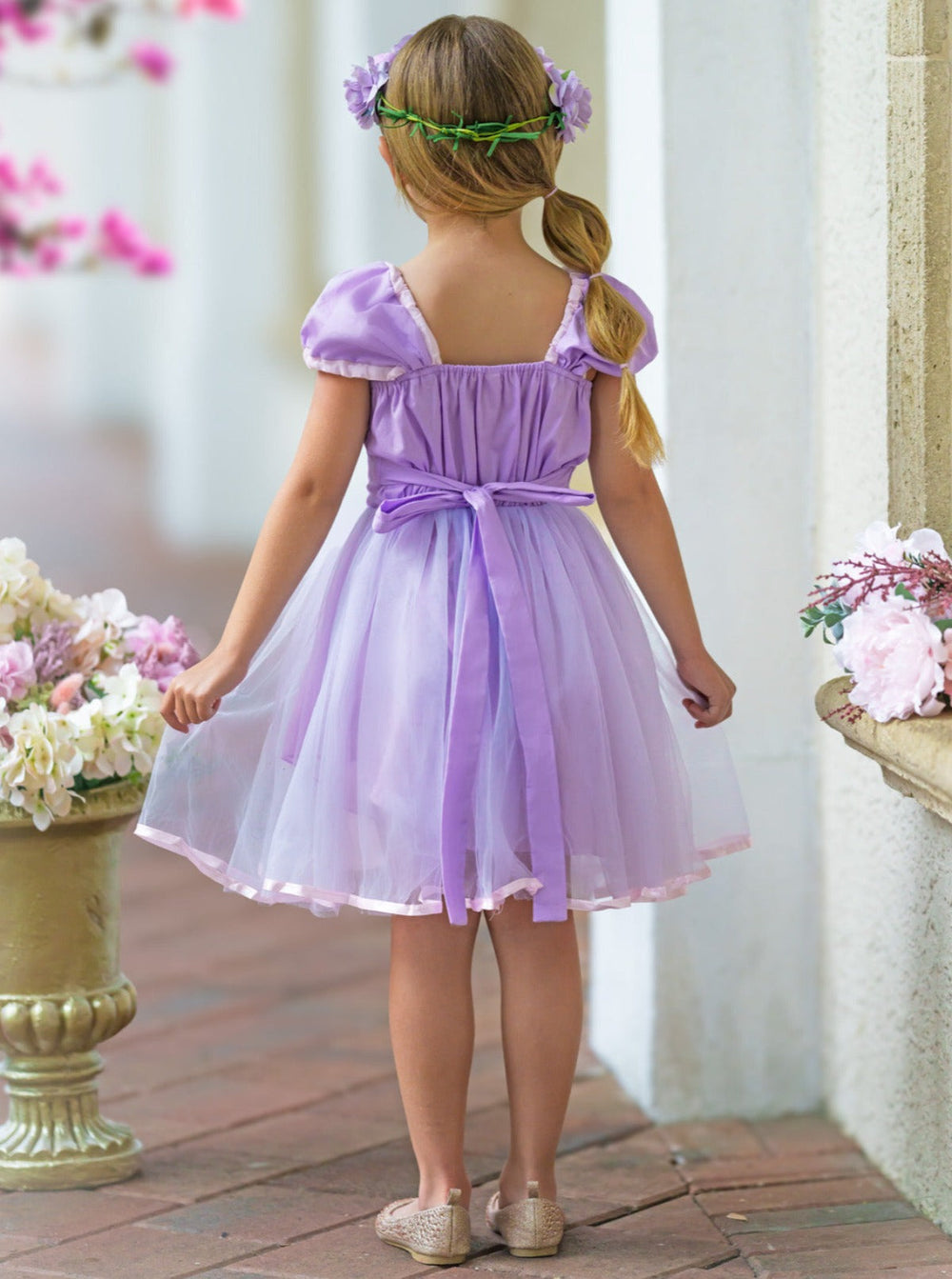 Mia Belle Girls Princess Inspired Dress | Princess Dress Up
