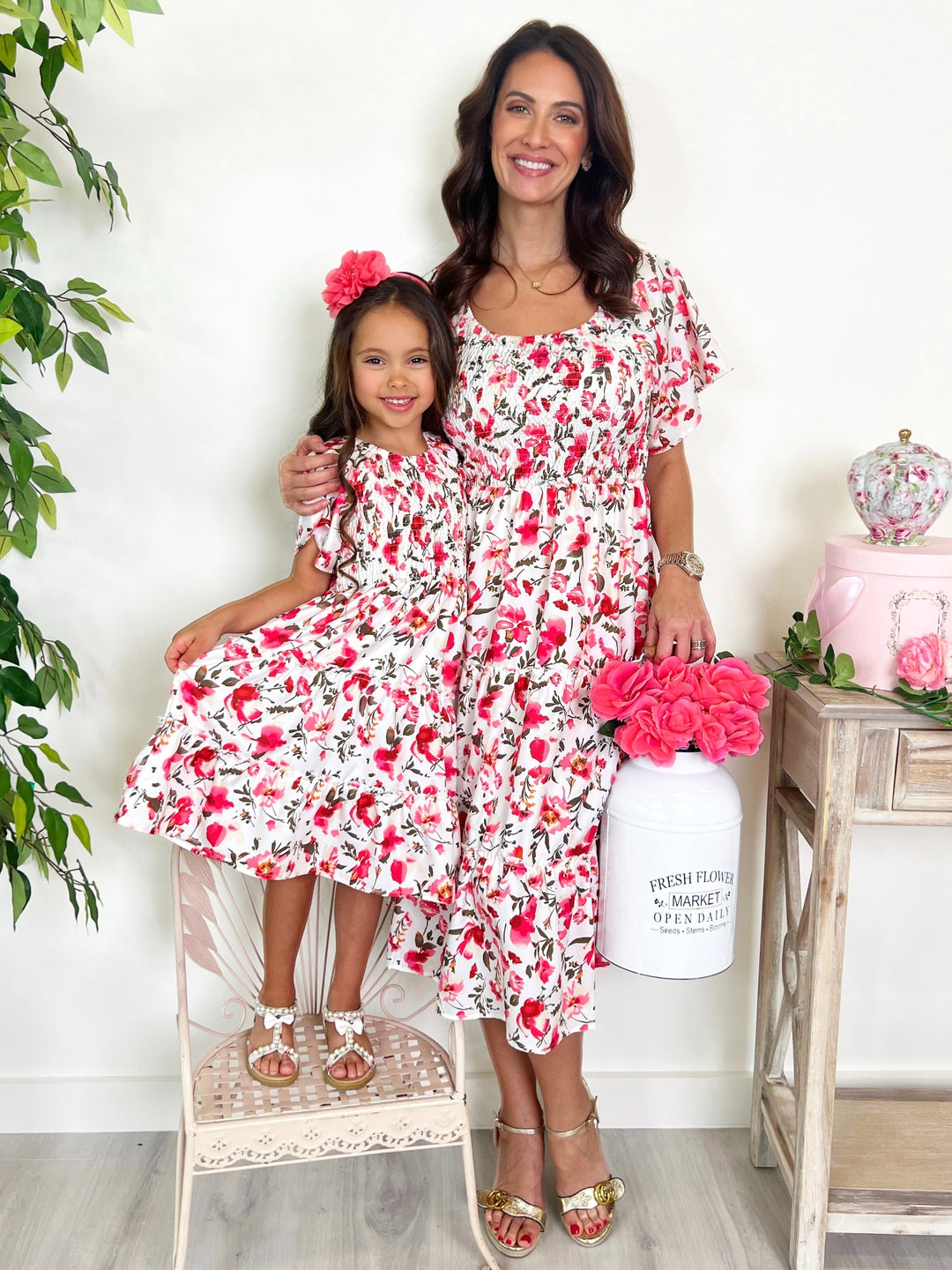 mommy and me dress + Bundle L / L The bright fuchsia adds the perfect pop of color and femininityevery girl moms must Mommas run to @marshalls Mommy
