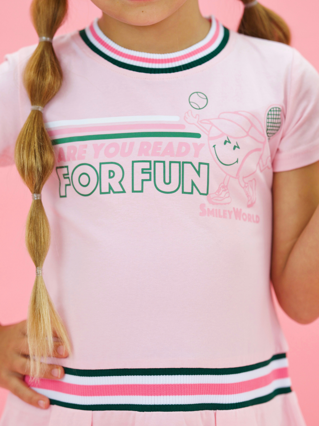 SmileyWorld Varsity Spirit Dress and Biker Short Set