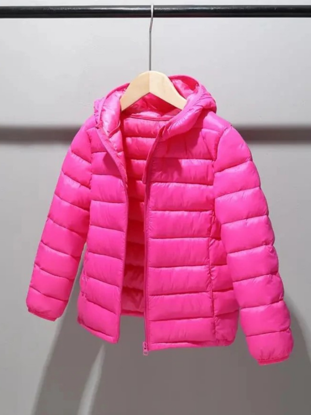 Cool Chick Hooded Puffer Jacket Mia Belle Girls