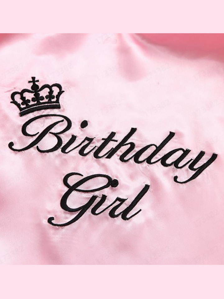 Mia Belle Girls Birthday Girl Robe | Kids Costume Accessories